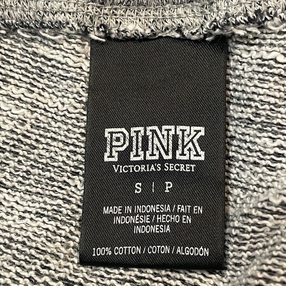 PINK Victoria’s Secret Gray Low Rise Y2K Wide Leg Sweatpants Size Small - Picture 2 of 7